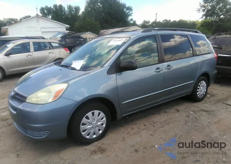 2004 Toyota Sienna Le из США, поврежденный, VIN 5TDZA23CX4S045603
